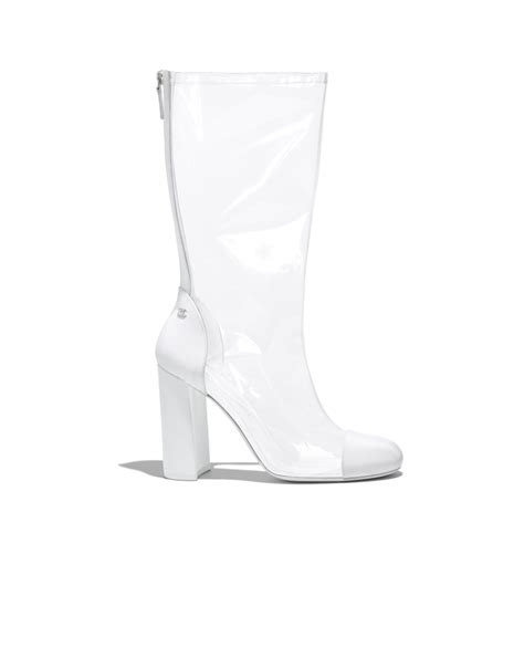 chanel clear boots price|pre owned Chanel boots.